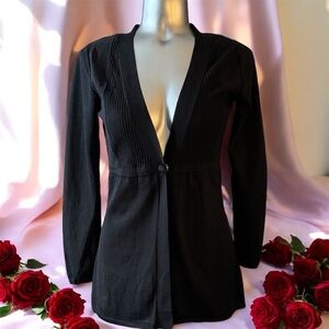 🆕Petite Jones Wear Elegant Lightweight Black Cardigan